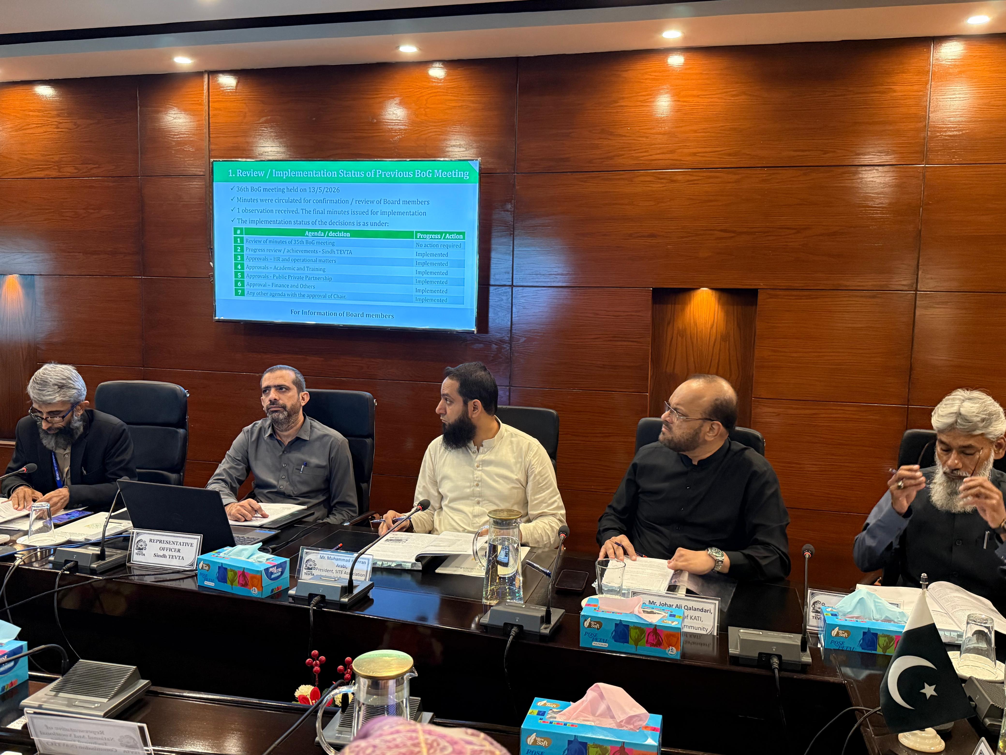 STEVTA 37th BOG meeting