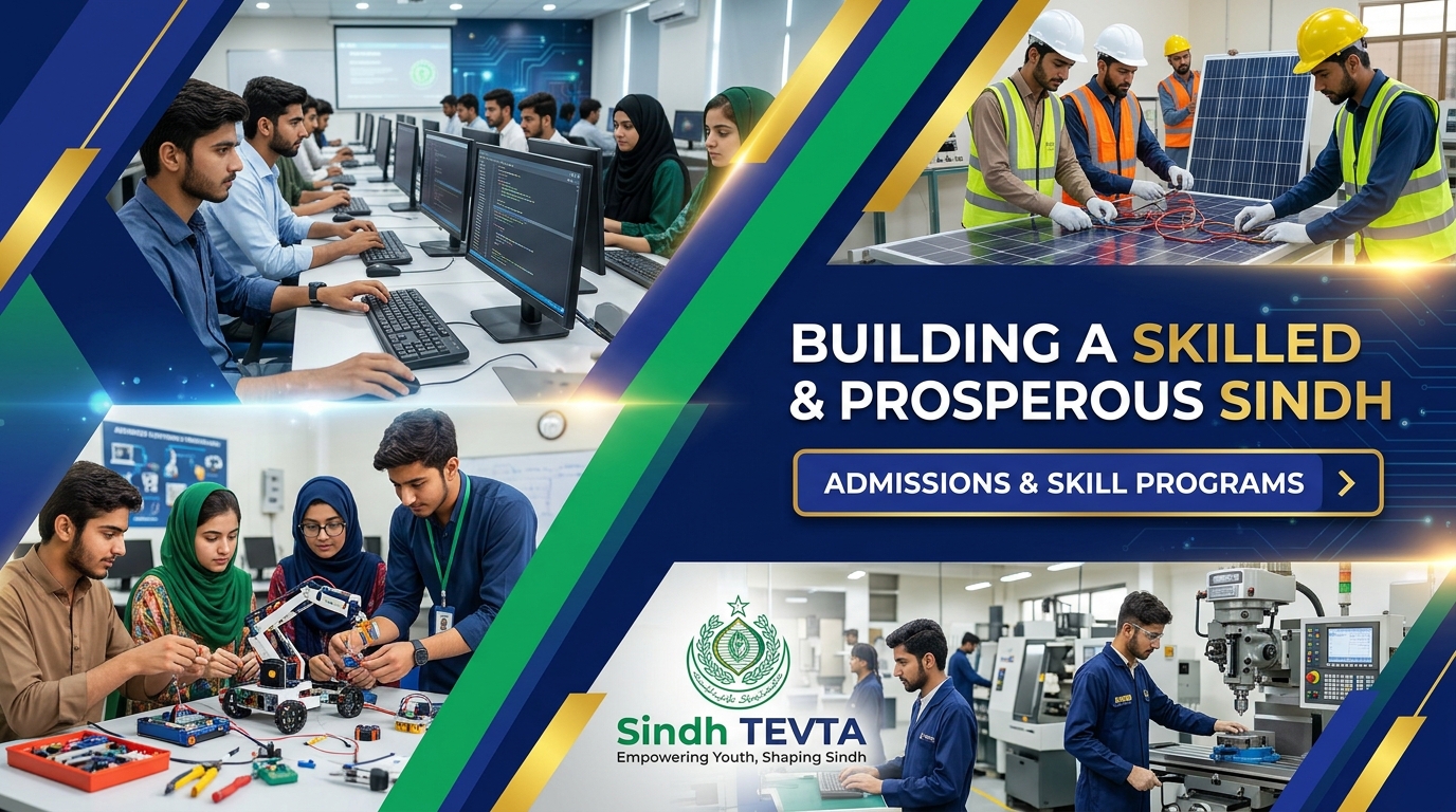 Sindh TEVTA Banner